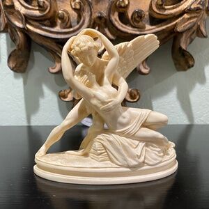 Cupid Amore Psyche Statue